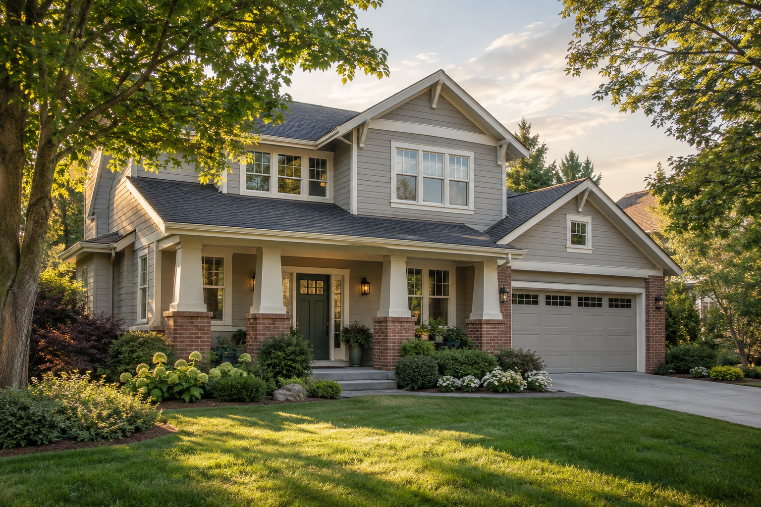 Fictional suburban home